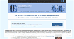 Desktop Screenshot of mein-mietrecht.de